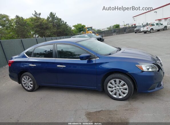 3N1AB7AP0GY315368 2016 NISSAN SENTRA Blue Vista interior trasera