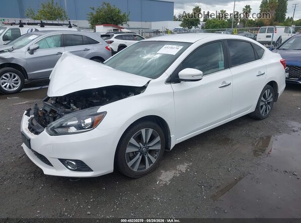 3N1AB7AP0GY316827 2016 NISSAN SENTRA Белый Передняя левая четверть