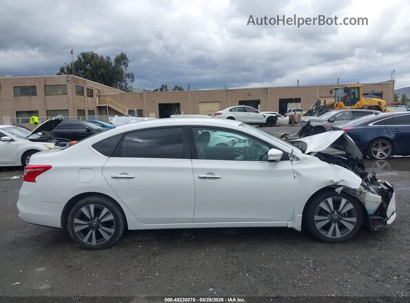 3N1AB7AP0GY316827 2016 NISSAN SENTRA Белый Вид задней части салона