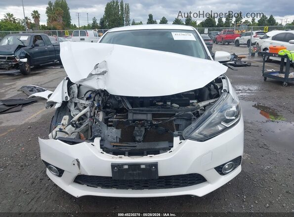 3N1AB7AP0GY316827 2016 NISSAN SENTRA Белый Вид щитка приборов
