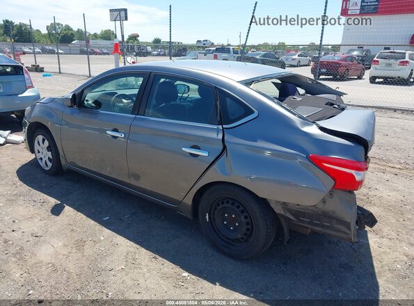 3N1AB7AP0GY316925 2016 NISSAN SENTRA Серый Задняя левая четверть