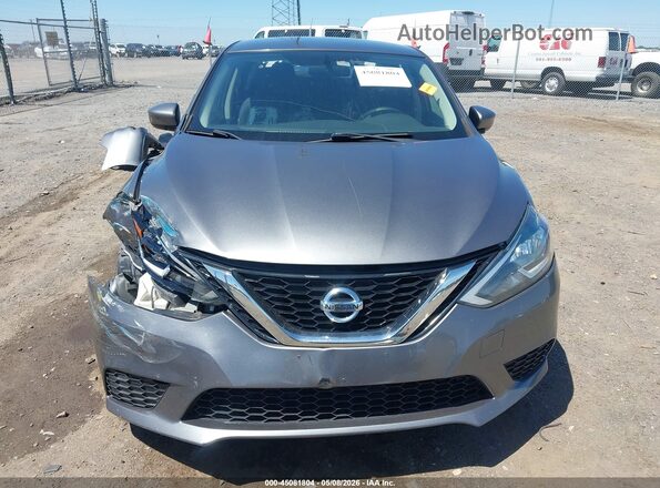 3N1AB7AP0GY316925 2016 NISSAN SENTRA Серый Вид задней части салона