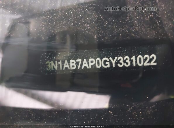 3N1AB7AP0GY331022 2016 NISSAN SENTRA Черный Вид подкапотного пространства