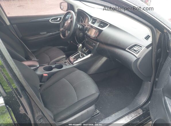 3N1AB7AP0GY339301 2016 NISSAN SENTRA Black წინა სალონის ხედი