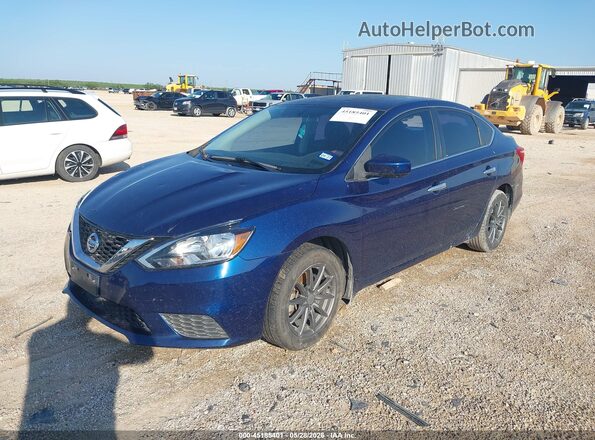 3N1AB7AP0HY248983 2017 NISSAN SENTRA Dark Blue Передня ліва чверть