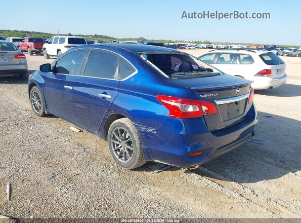 3N1AB7AP0HY248983 2017 NISSAN SENTRA Dark Blue Задня ліва чверть