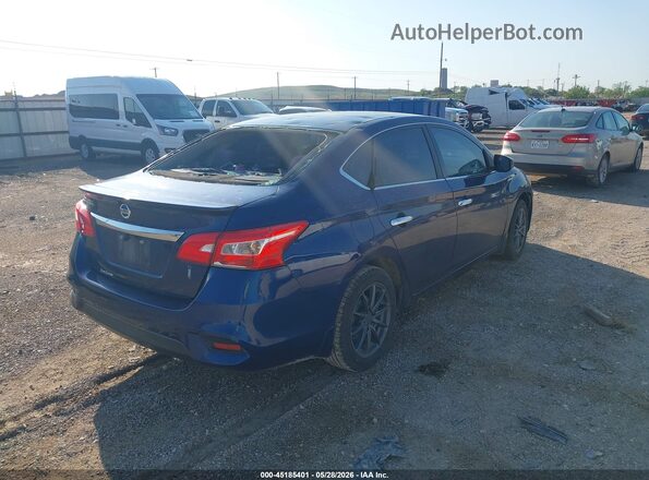 3N1AB7AP0HY248983 2017 NISSAN SENTRA Dark Blue Задня права чверть