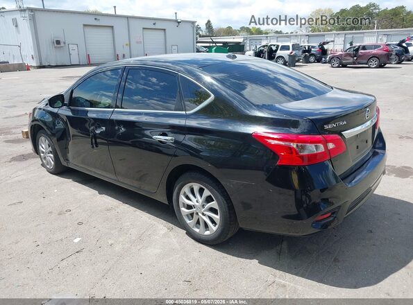 3N1AB7AP0JY238993 2018 NISSAN SENTRA Black Հետևի ձախ