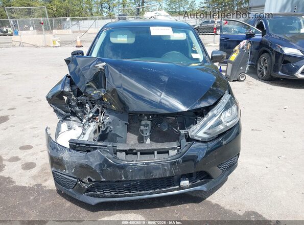 3N1AB7AP0JY238993 2018 NISSAN SENTRA Black Սարքավորումների վահանակի տեսք