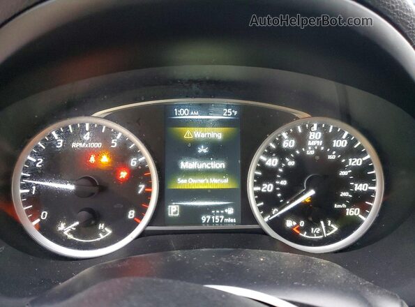 3N1AB7AP0JY323932 2018 NISSAN SENTRA Black Instrument cluster view