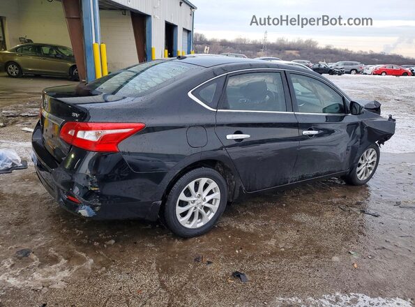 3N1AB7AP0JY323932 2018 NISSAN SENTRA Black Rear right