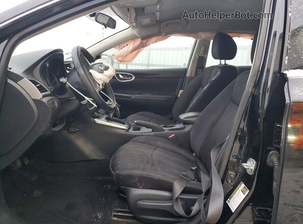 3N1AB7AP0JY323932 2018 NISSAN SENTRA Black Front interior view