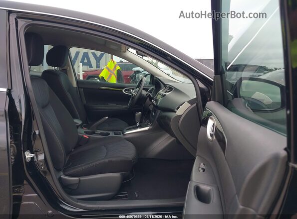 3N1AB7AP0KL605051 2019 NISSAN SENTRA Black Front interior view