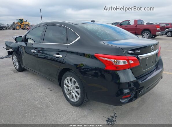 3N1AB7AP0KL605051 2019 NISSAN SENTRA Black Rear left