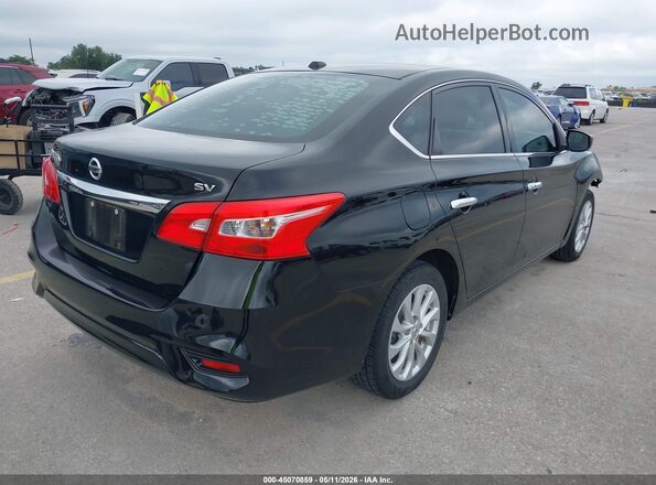 3N1AB7AP0KL605051 2019 NISSAN SENTRA Black Rear right