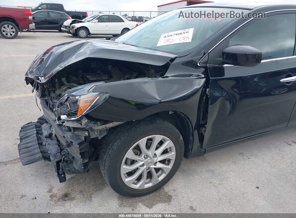 3N1AB7AP0KL605051 2019 NISSAN SENTRA Black 