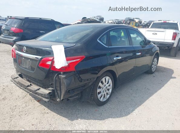 3N1AB7AP0KY229874 2019 NISSAN SENTRA Black Trasero derecho