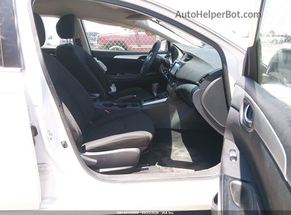 3N1AB7AP0KY247291 2019 NISSAN SENTRA White Vista interior delantera