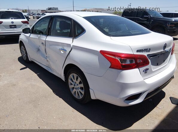 3N1AB7AP0KY247291 2019 NISSAN SENTRA White Trasero izquierdo