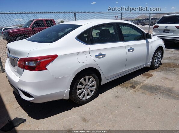 3N1AB7AP0KY247291 2019 NISSAN SENTRA White Trasero derecho