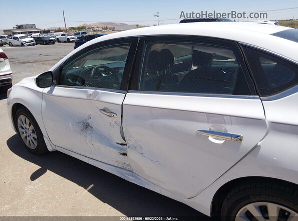 3N1AB7AP0KY247291 2019 NISSAN SENTRA White Vista frontal