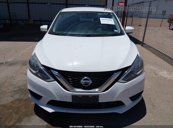 3N1AB7AP0KY247291 2019 NISSAN SENTRA White Vista del cuadro de instrumentos