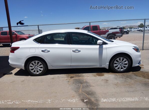 3N1AB7AP0KY247291 2019 NISSAN SENTRA White Vista interior trasera