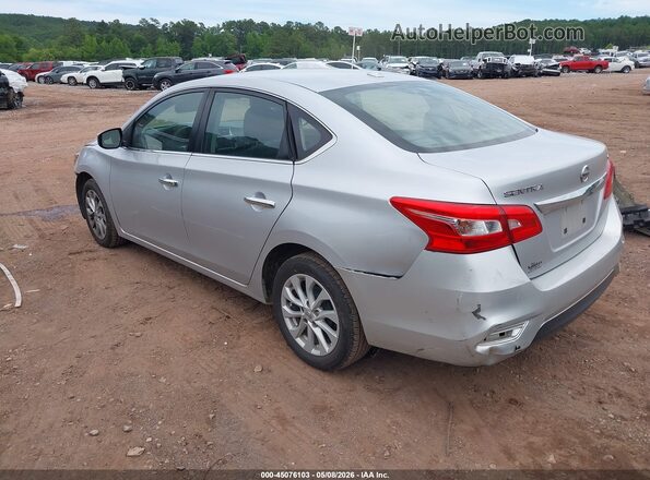 3N1AB7AP0KY276807 2019 NISSAN SENTRA Silver Tył lewy