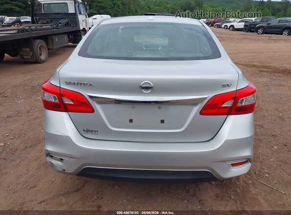 3N1AB7AP0KY276807 2019 NISSAN SENTRA Silver 
