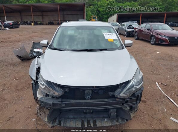 3N1AB7AP0KY276807 2019 NISSAN SENTRA Silver Widok wnętrza z tyłu