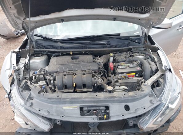 3N1AB7AP0KY276807 2019 NISSAN SENTRA Silver Widok z tyłu