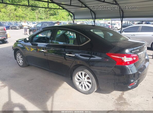 3N1AB7AP0KY291386 2019 NISSAN SENTRA Черный Панорамный вид салона 360°