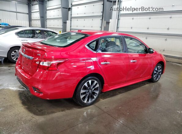 3N1AB7AP0KY308834 2019 NISSAN SENTRA Red უკანა მარჯვენა