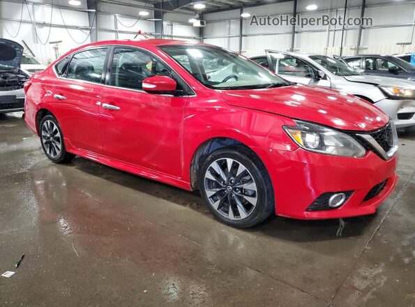 3N1AB7AP0KY308834 2019 NISSAN SENTRA Red წინა მარჯვენა