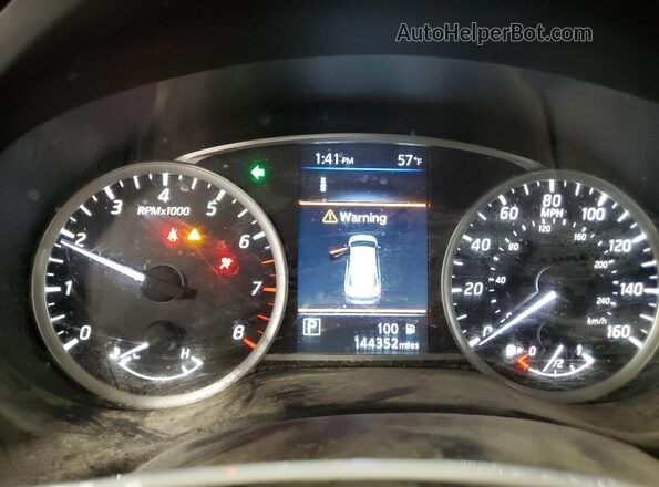 3N1AB7AP0KY308834 2019 NISSAN SENTRA Red ხელსაწყოთა პანელის ხედი