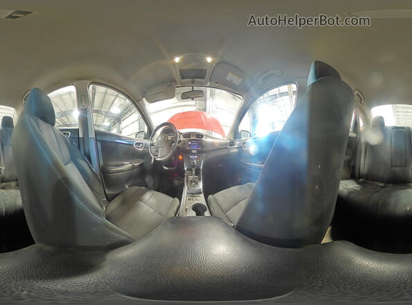 3N1AB7AP0KY308834 2019 NISSAN SENTRA Red VIN კოდის სტიკერის ხედი