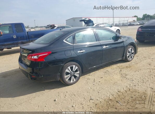 3N1AB7AP0KY318893 2019 NISSAN SENTRA Black Tył prawy