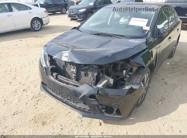 3N1AB7AP0KY318893 2019 NISSAN SENTRA Black Widok z przodu