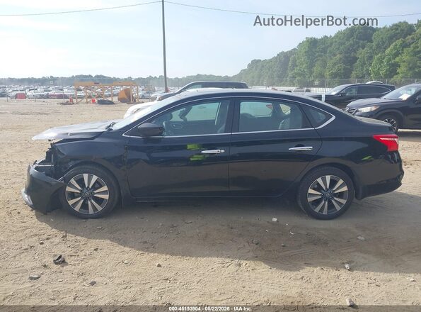 3N1AB7AP0KY318893 2019 NISSAN SENTRA Black Widok wnętrza 360 stopni