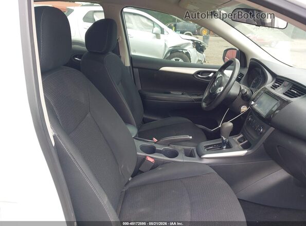 3N1AB7AP0KY344734 2019 NISSAN SENTRA White Սալոնի դիմացի տեսք