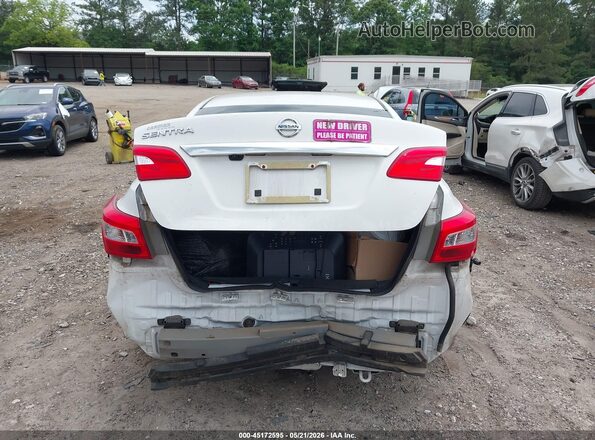 3N1AB7AP0KY344734 2019 NISSAN SENTRA White 