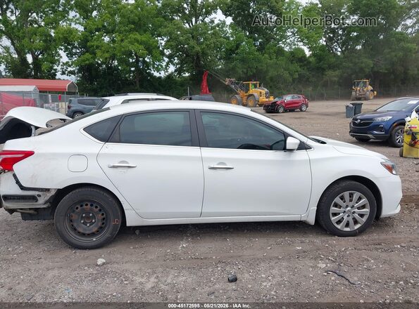 3N1AB7AP0KY344734 2019 NISSAN SENTRA White Սալոնի 360 աստիճան տեսք