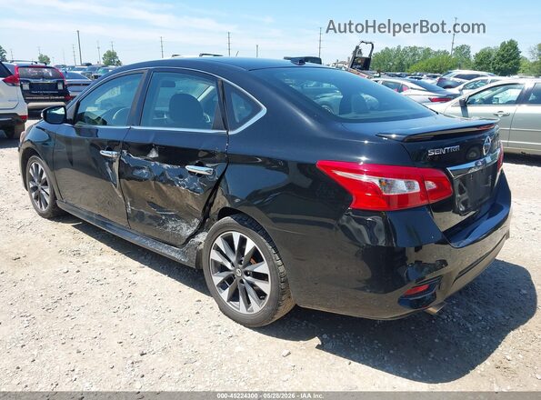 3N1AB7AP0KY372372 2019 NISSAN SENTRA Black Rear left