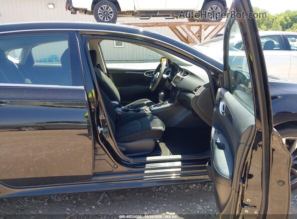 3N1AB7AP0KY372372 2019 NISSAN SENTRA Black Front interior view