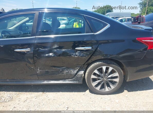 3N1AB7AP0KY372372 2019 NISSAN SENTRA Black Front view