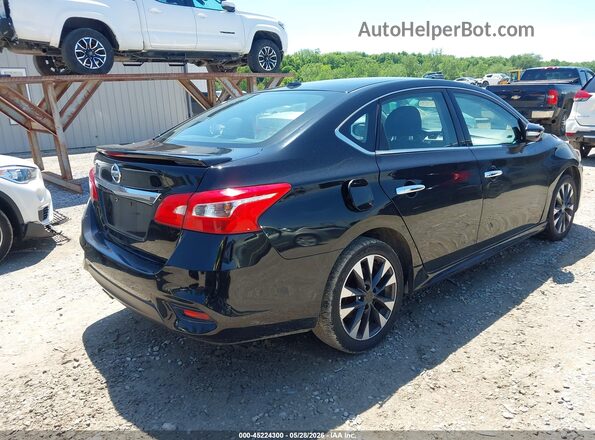 3N1AB7AP0KY372372 2019 NISSAN SENTRA Black Rear right