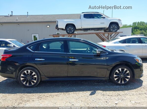 3N1AB7AP0KY372372 2019 NISSAN SENTRA Black Rear interior view
