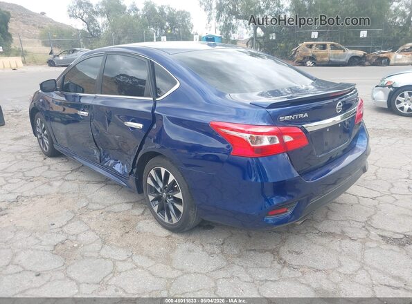 3N1AB7AP0KY404155 2019 NISSAN SENTRA Blue Հետևի ձախ
