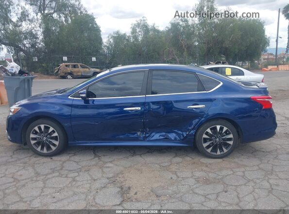3N1AB7AP0KY404155 2019 NISSAN SENTRA Blue Սալոնի 360 աստիճան տեսք