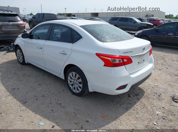 3N1AB7AP0KY418962 2019 NISSAN SENTRA White Tył lewy
